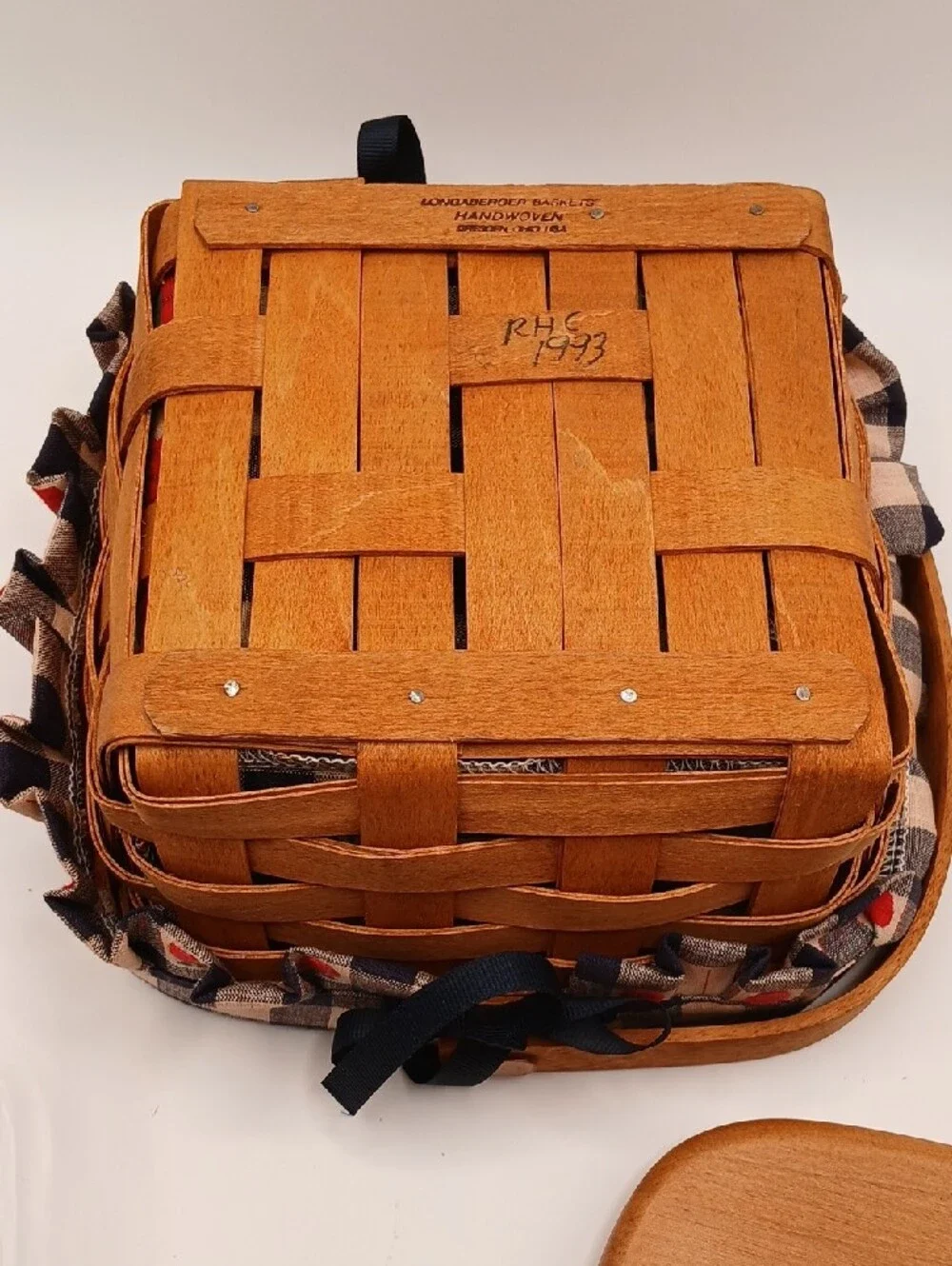 Longaberger handcrafted wooden